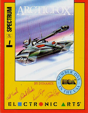 Arcticfox box art for ZX Spectrum